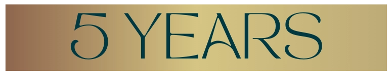 5 Years 5 Years text.