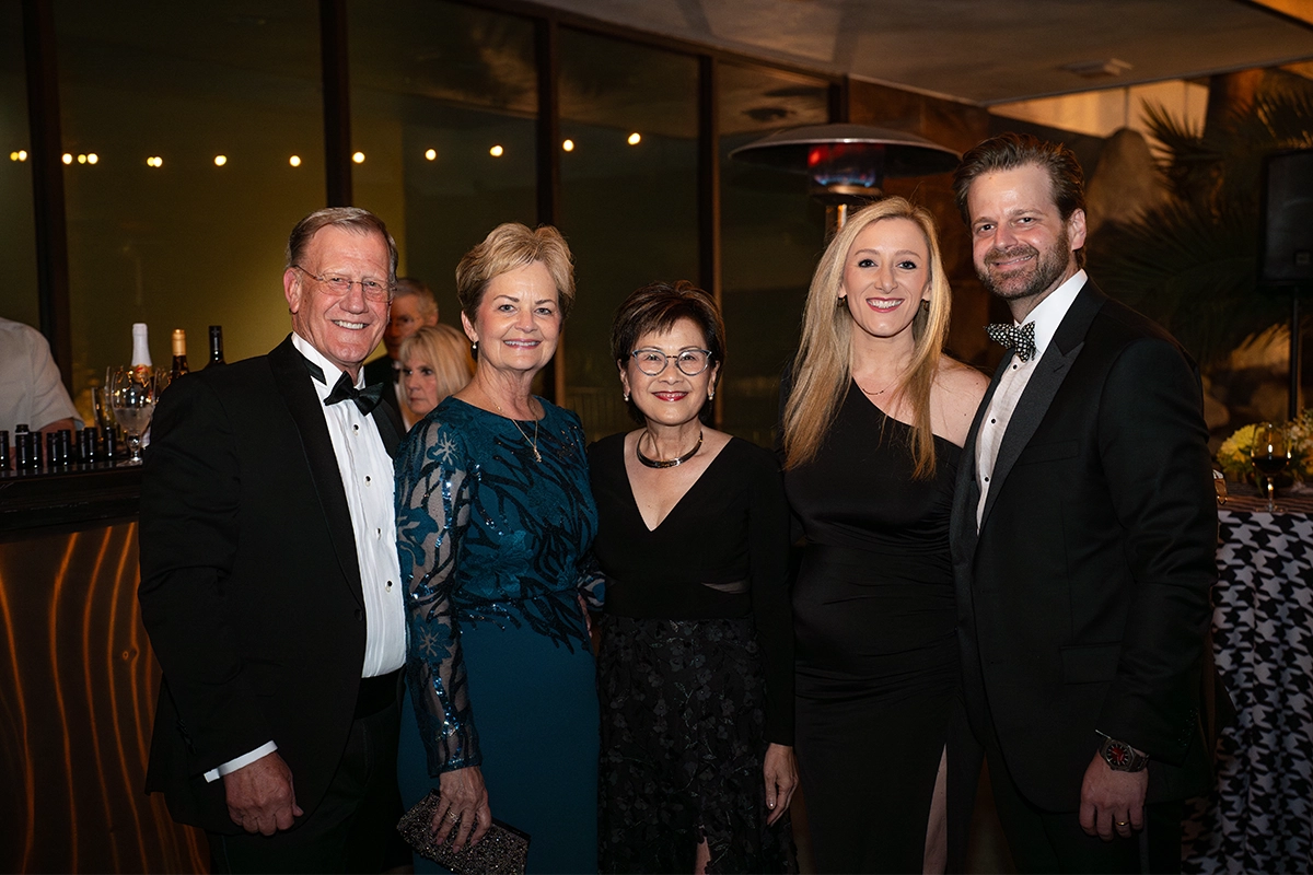 Mayor Karen Goh posing with guests at the Bakersfield Mayor’s Ball benefiting CityServe.