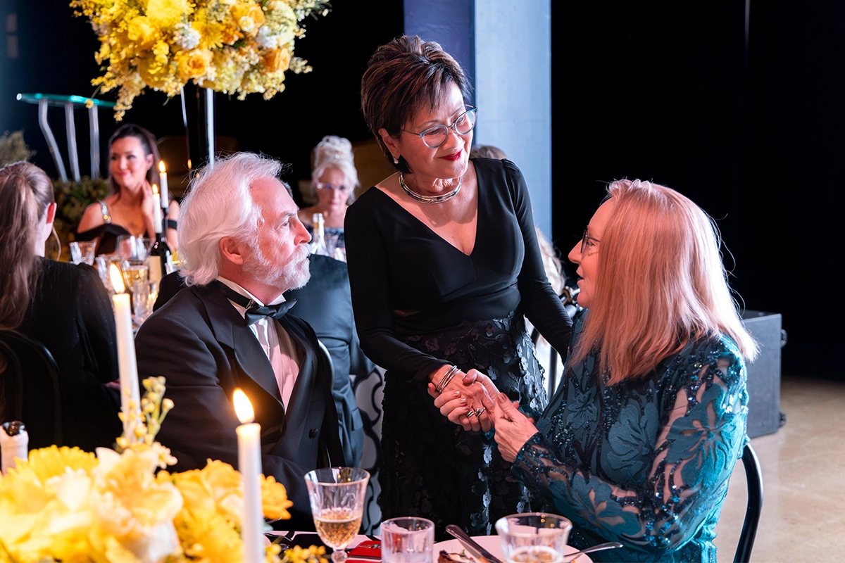 Mayor Karen Goh greeting guests at the Bakersfield Mayor’s Ball benefiting CityServe.