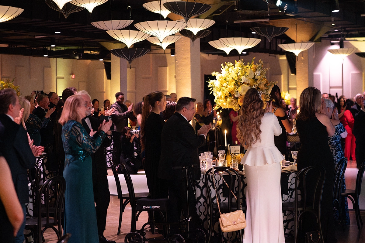 Guests giving a standing ovation at the Bakersfield Mayor’s Ball benefiting CityServe.
